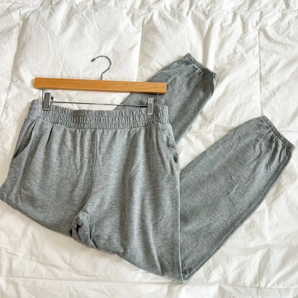 J.Crew Gray Jogger Lounge Pants Women’s Size Small Modal Blend Casual Comfy